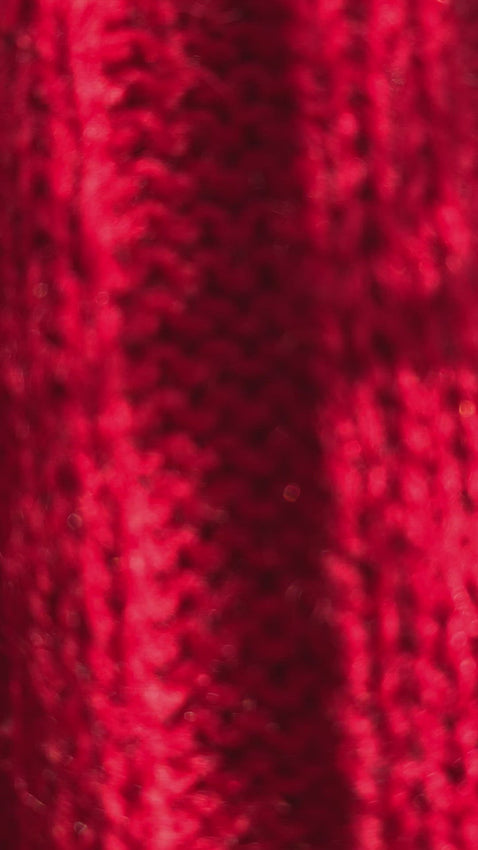 Vintage trui knitwear rood kabel