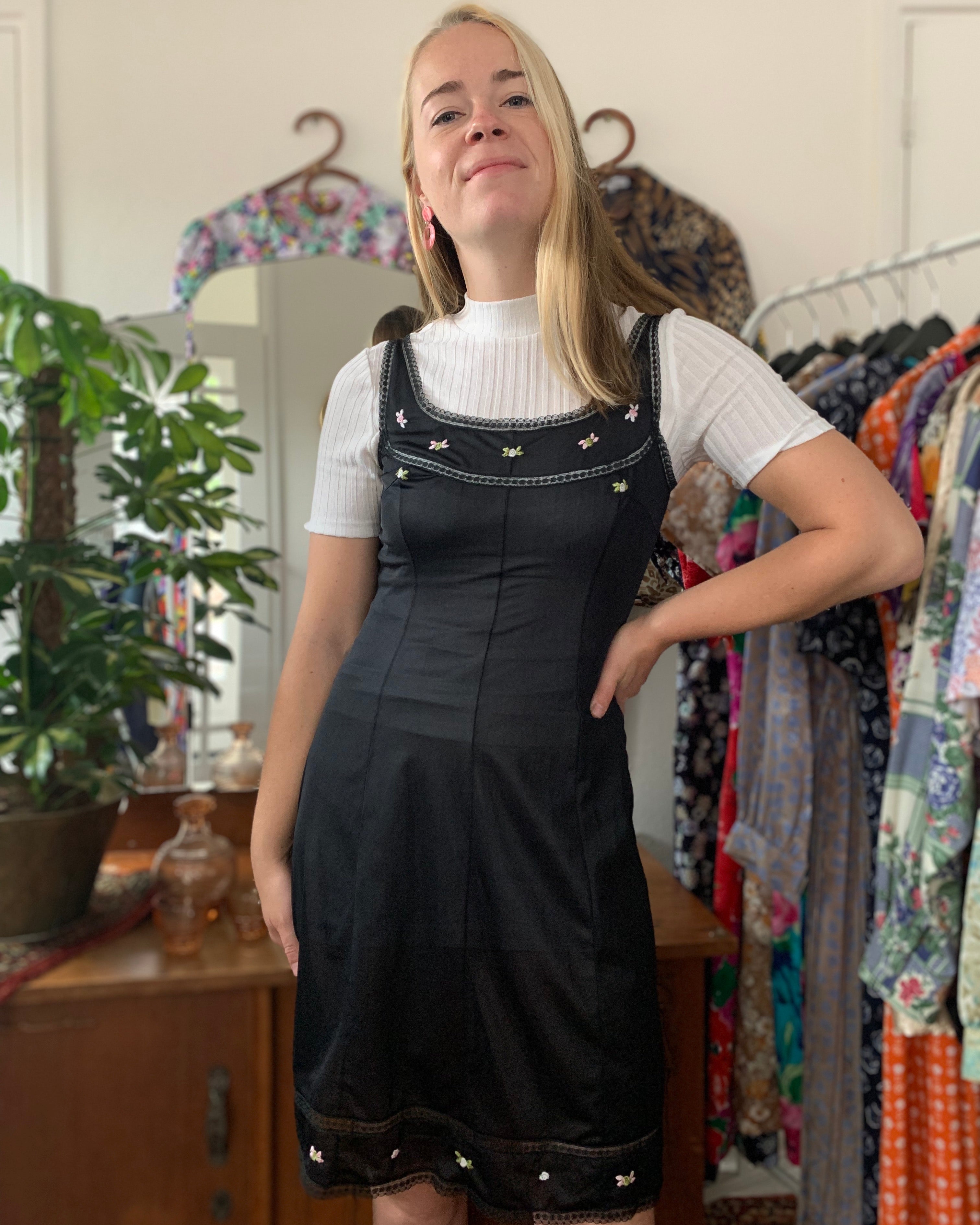 Vintage kleding slip dress
