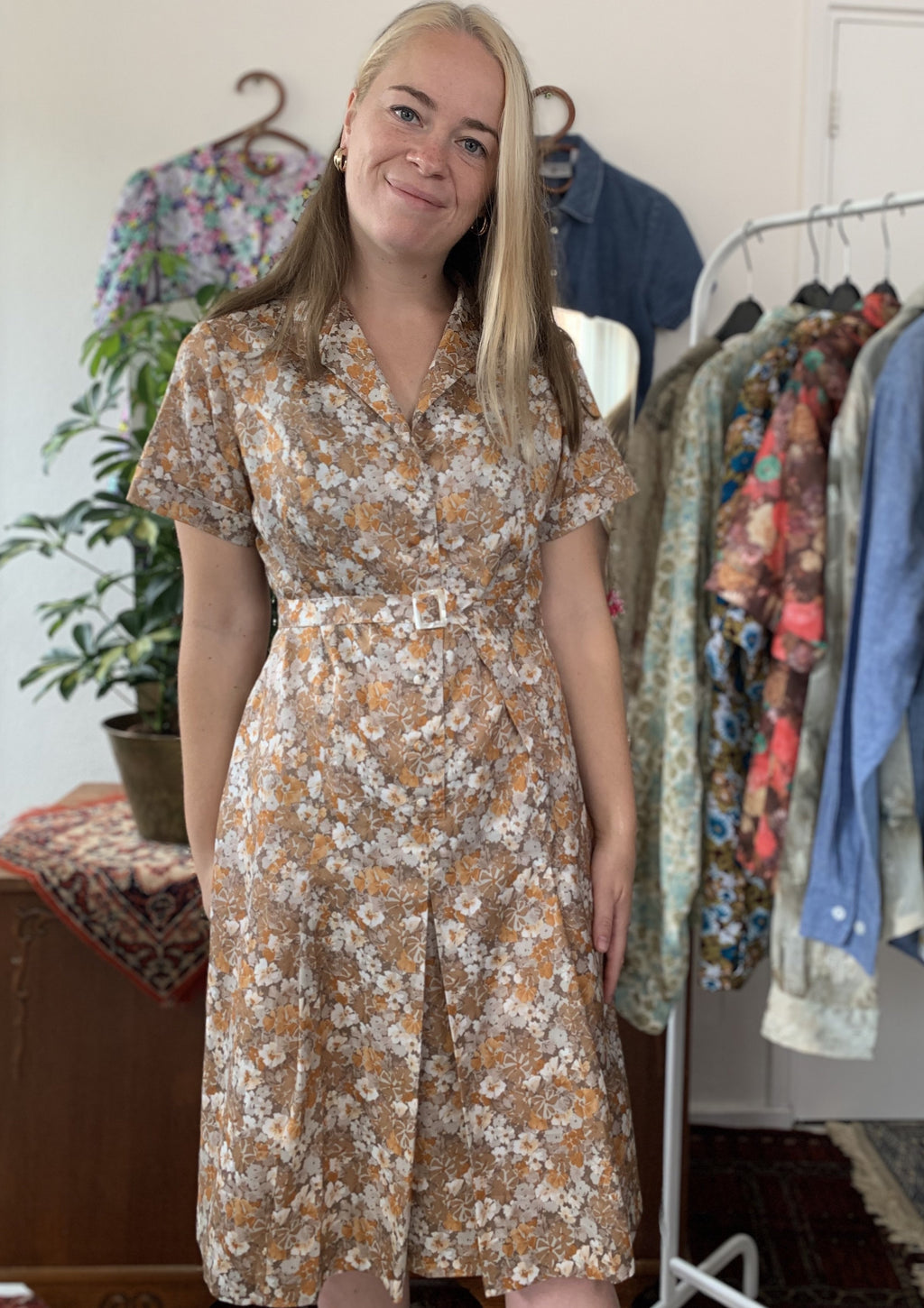 Vintage kleding floral dress