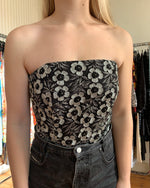Afbeelding in Gallery-weergave laden, Vintage bustier glitter holiday
